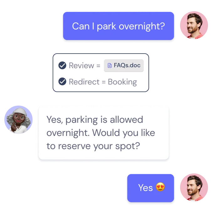 Landbot- FAQ automation feature